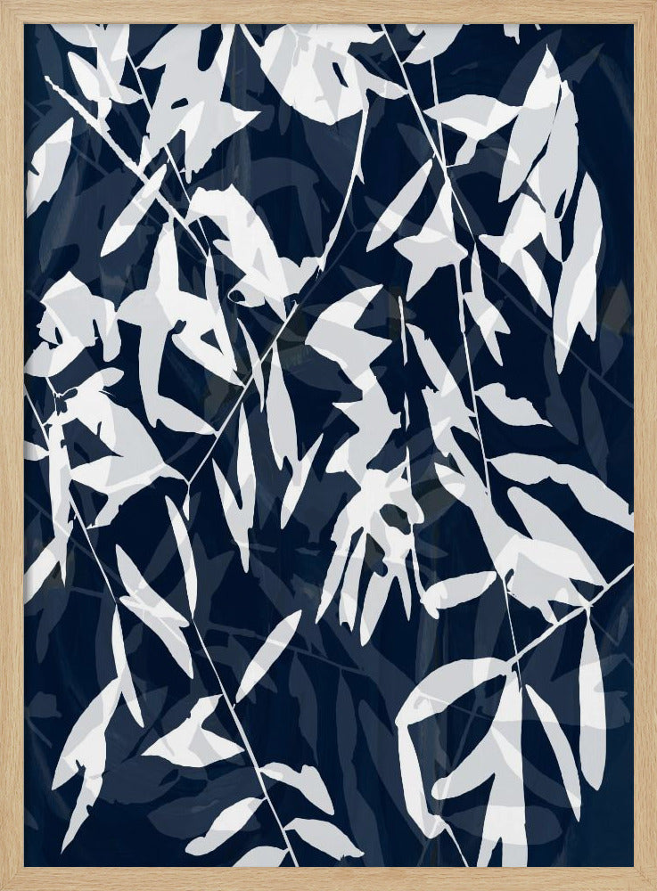 Marineweißer Bambus 2 | Poster