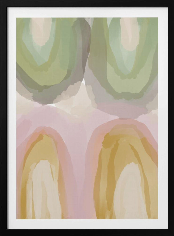 Aquarell Pastell Abstrakt | Poster