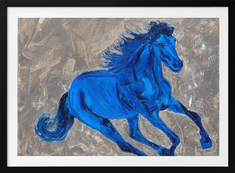 Blaues Pferd | Poster