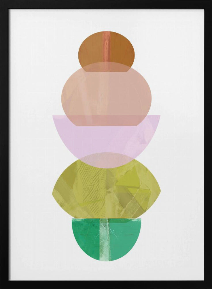 Farbige Formen Stapel 2 | Poster