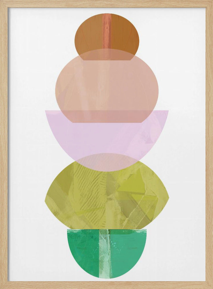 Farbige Formen Stapel 2 | Poster