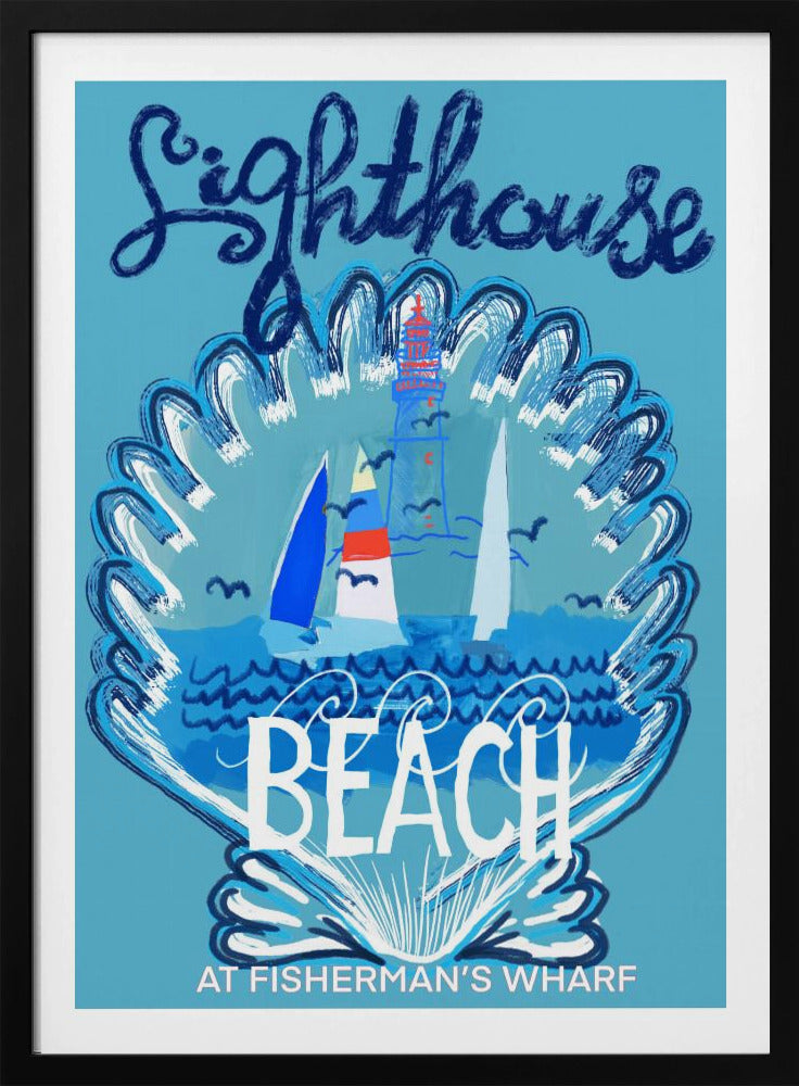 Lighthouse Beach Poster 2 | Poster