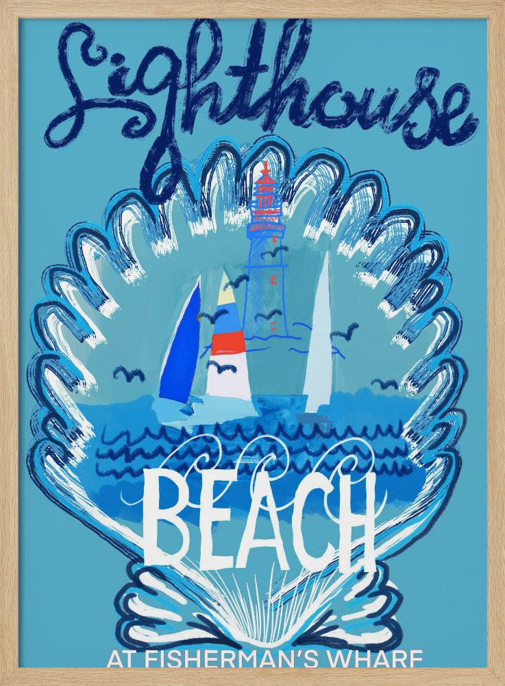 Lighthouse Beach Poster 2 | Poster