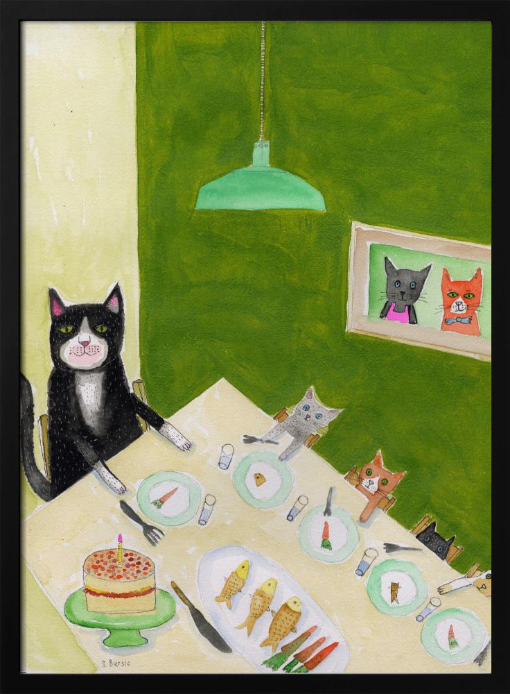 Katzenfamilie | Poster