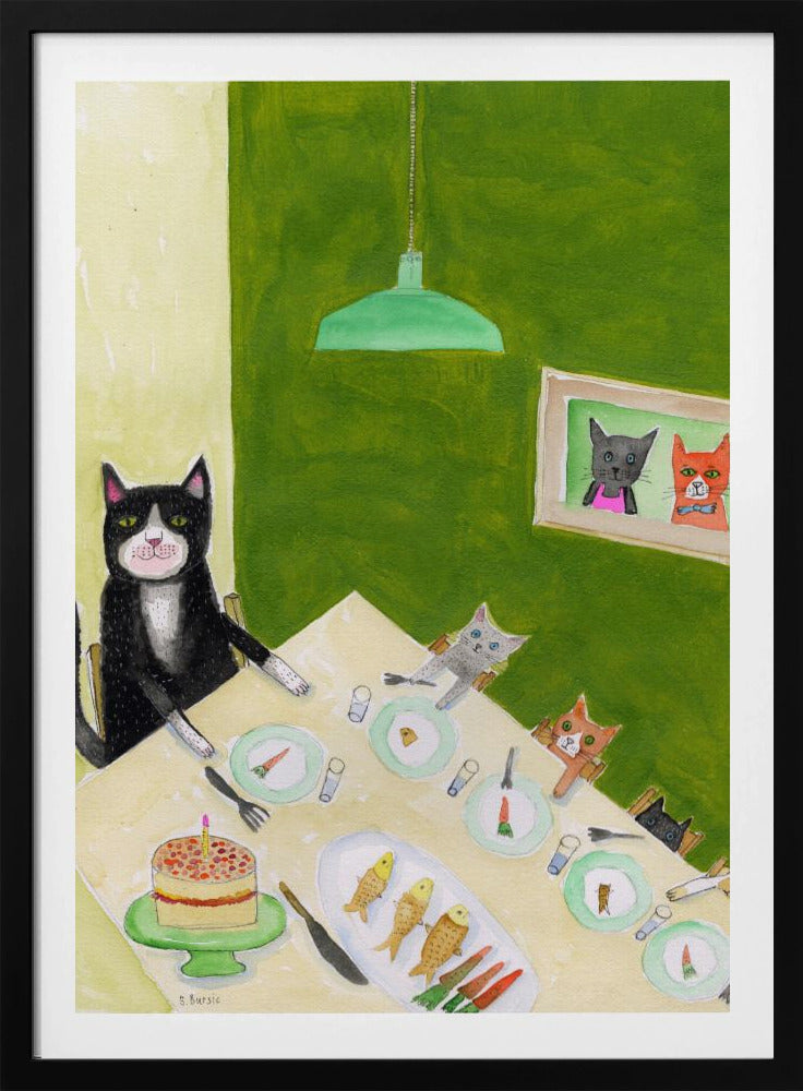 Katzenfamilie | Poster