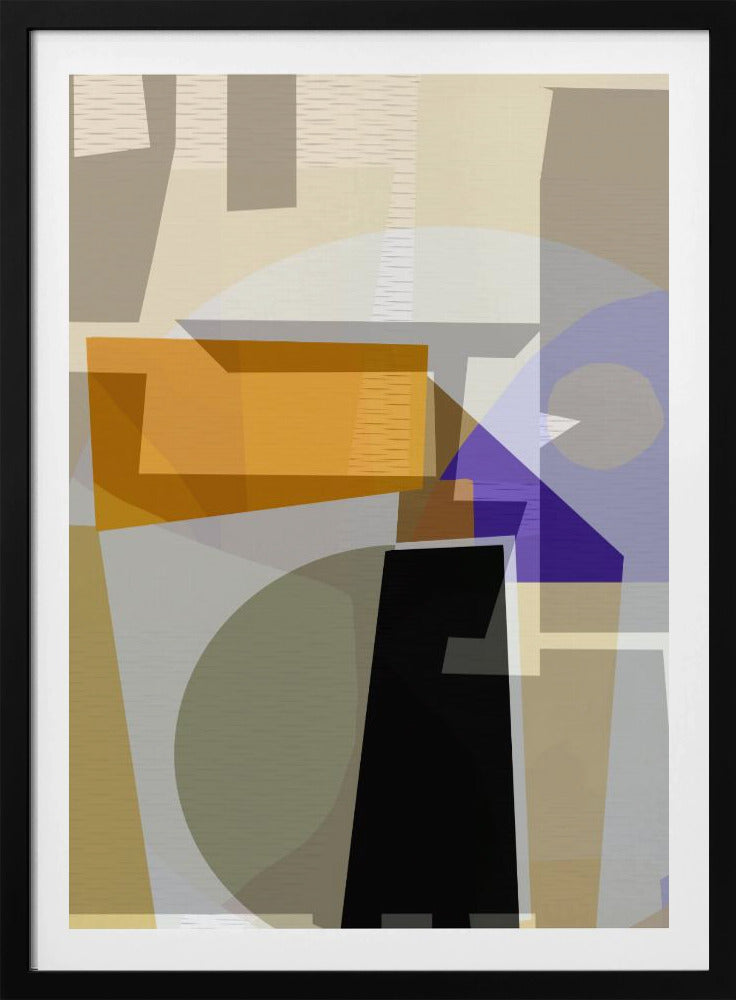 Gelb Lila Gewebt 3 | Poster