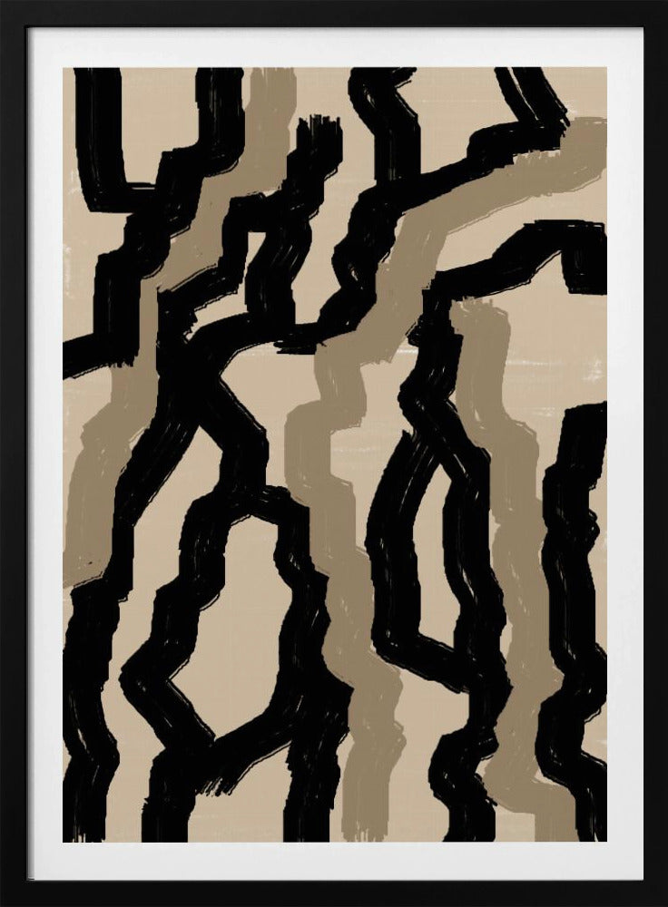 Zickzack-Reflexionen | Poster