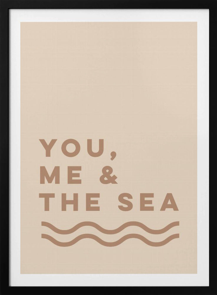 Du, ich und das Meer (Sand) | Poster