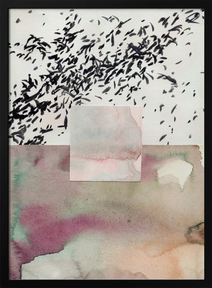 Aquarell abstrakte Komposition 7 | Poster