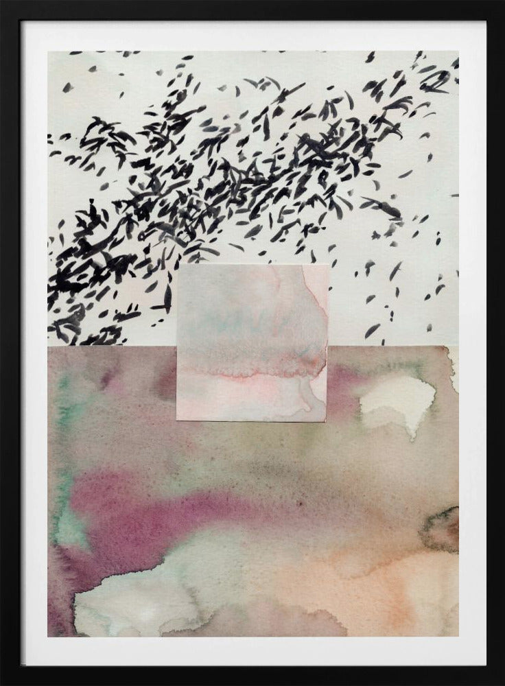 Aquarell abstrakte Komposition 7 | Poster