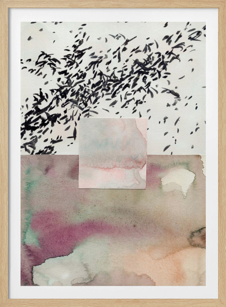 Aquarell abstrakte Komposition 7 | Poster
