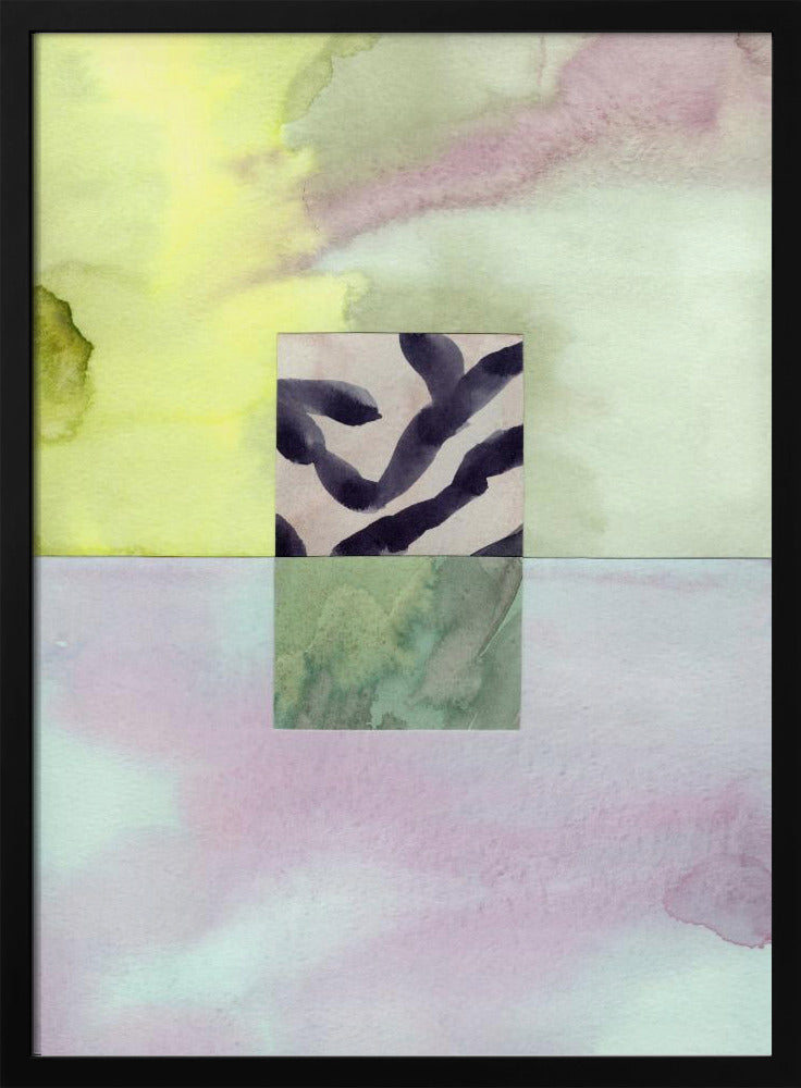 Aquarell abstrakte Komposition 8 | Poster