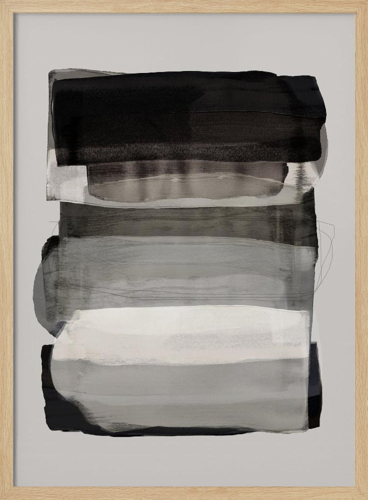 Abstract Brush Strokes 79 | Poster