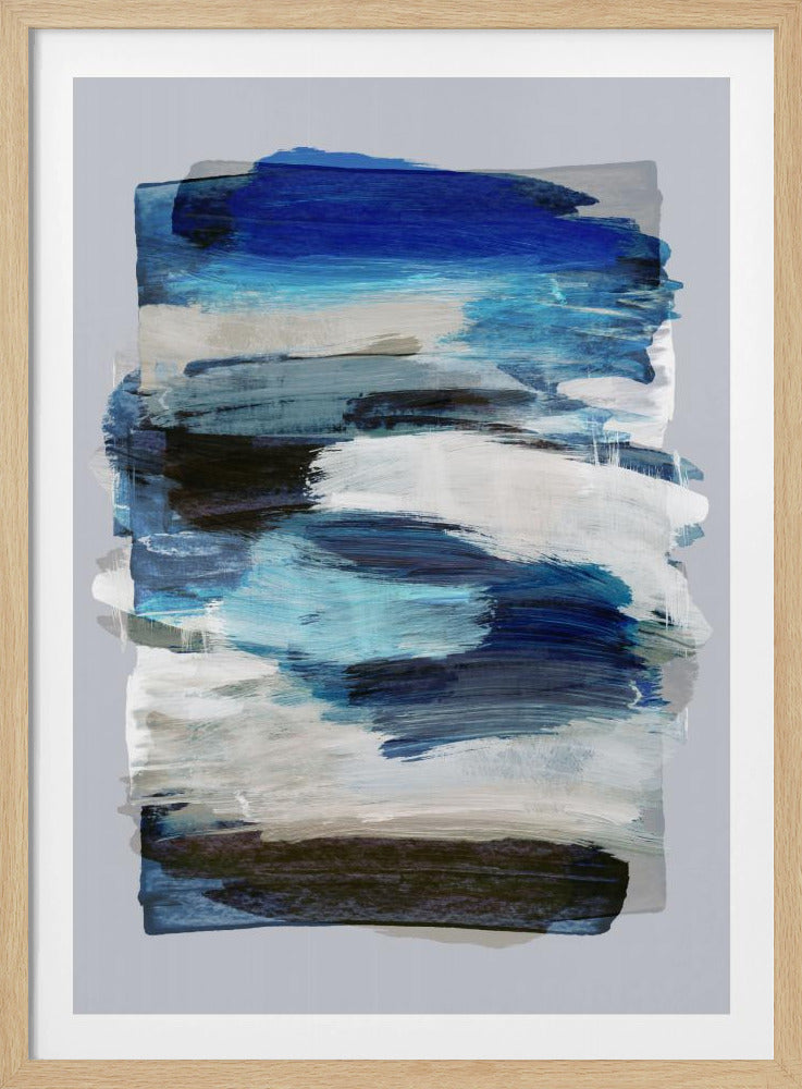 Abstract Brush Strokes 78Y | Poster