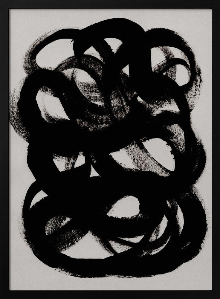 Abstract Brush Strokes 84 | Poster