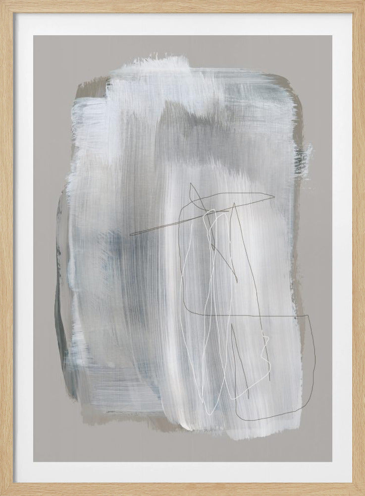 Abstrakte Pinselstriche 109 | Poster