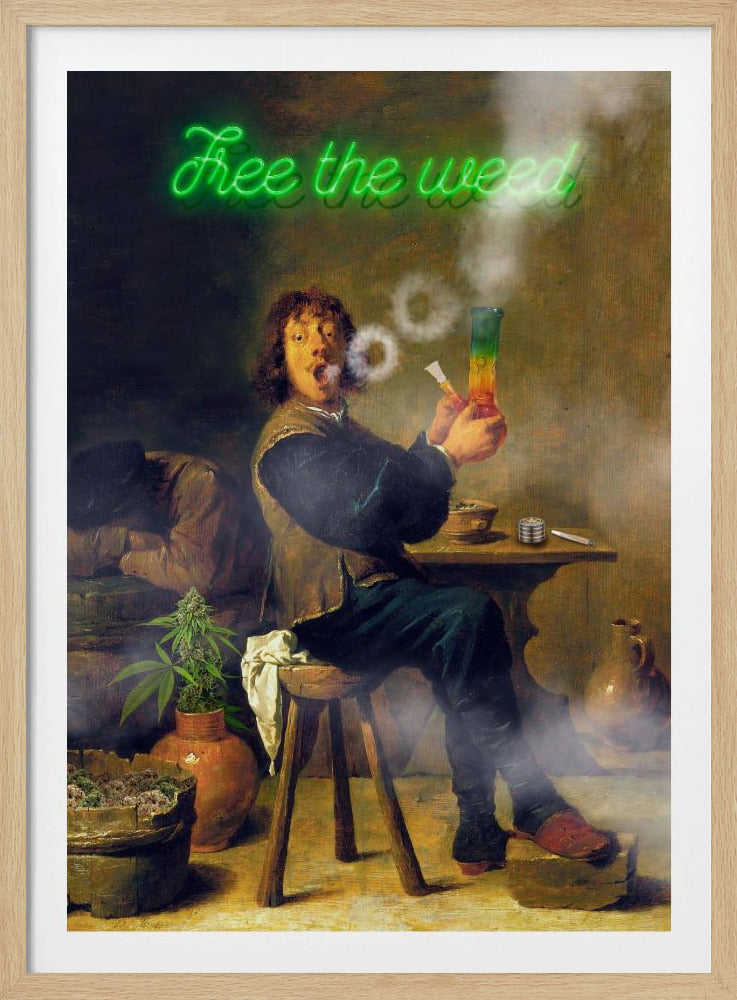 Befreie das Gras | Poster