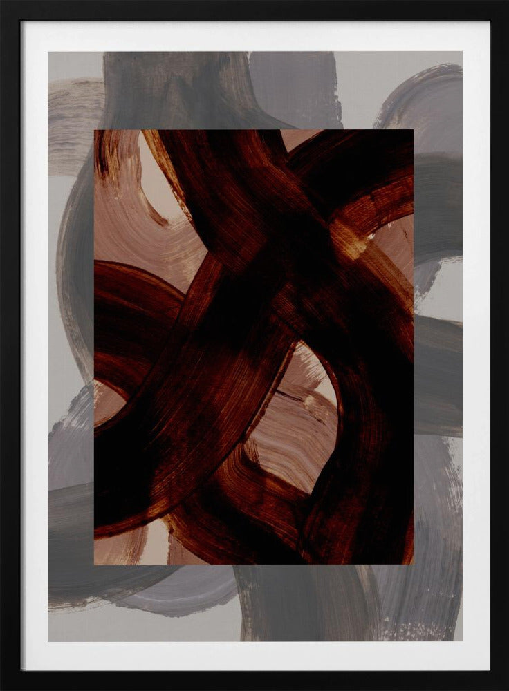 Abstrakte Pinselstriche 150 | Poster