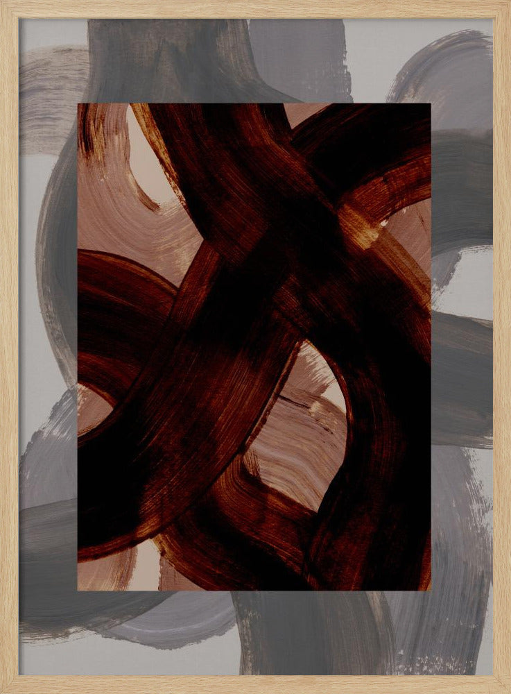 Abstrakte Pinselstriche 150 | Poster