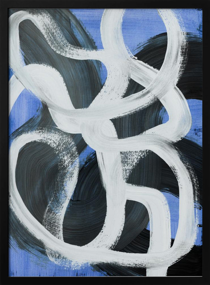 Abstrakte Pinselstriche 127 | Poster