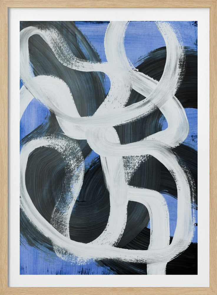Abstrakte Pinselstriche 127 | Poster