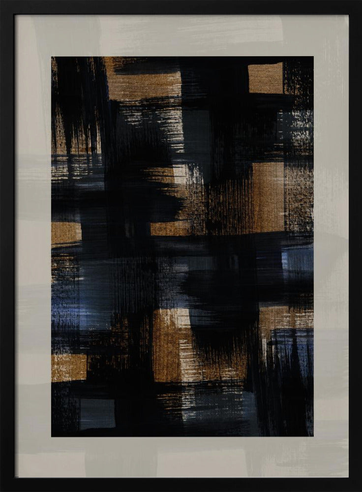 Abstrakte Pinselstriche 128X | Poster