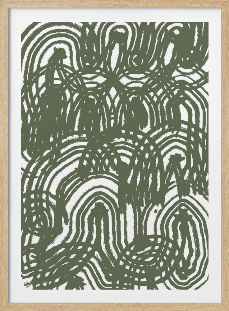 Grünes Muster | Poster