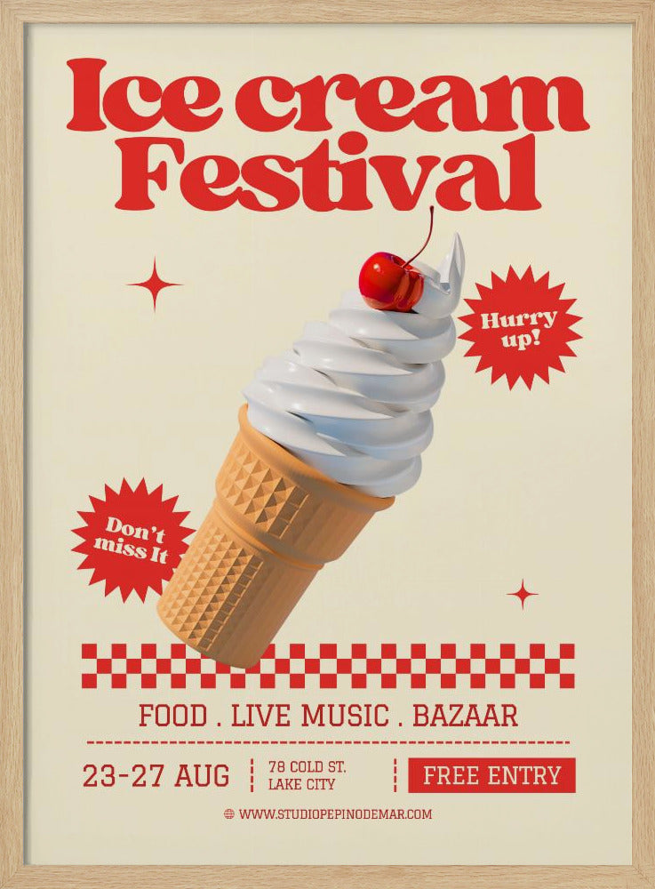 Eiscreme-Festival | Poster