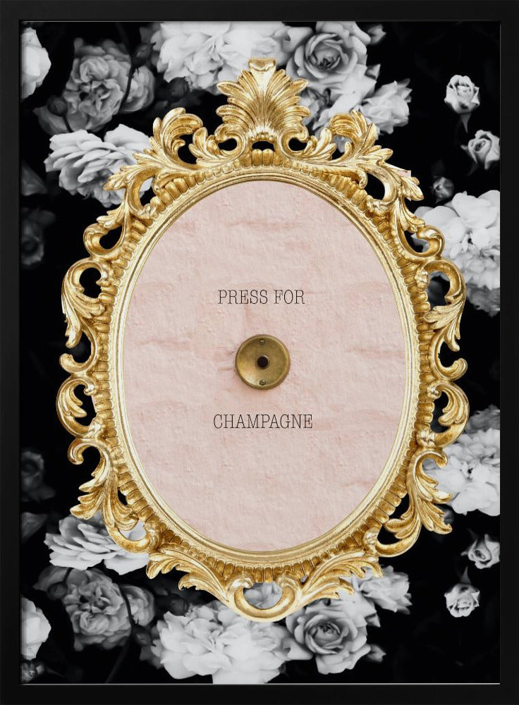 Champagnerdunkelfloral Verhältnis2x3 | Poster