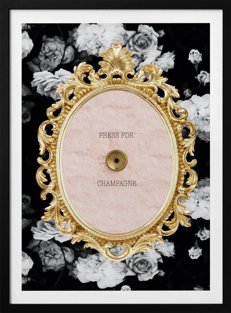 Champagnerdunkelfloral Verhältnis2x3 | Poster
