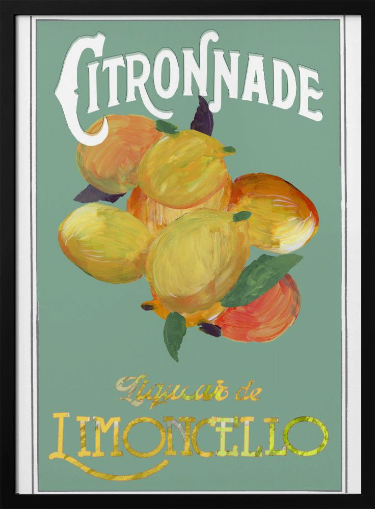 Zitronen-Limoncello | Poster