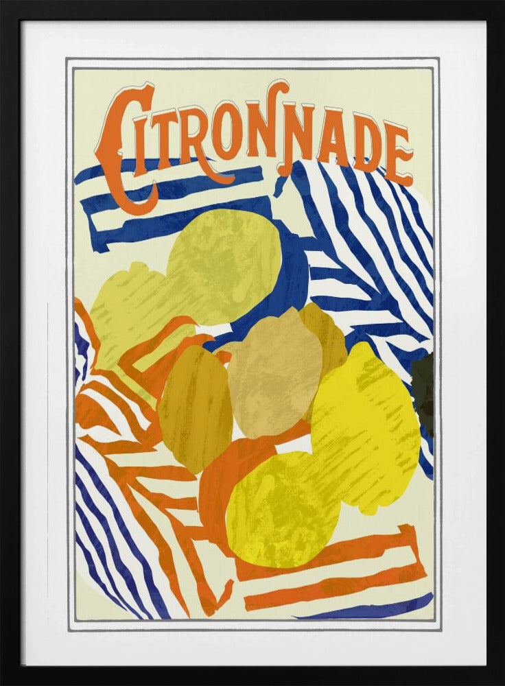 Citronnade Orange and Blue | Poster