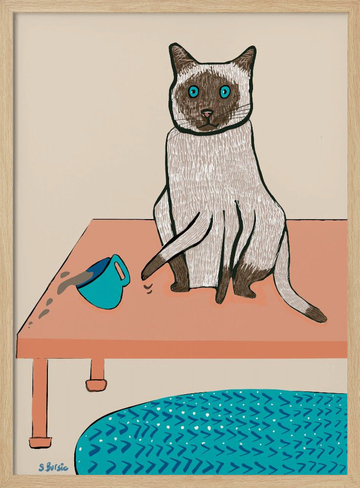 Frecher Katzenhumor | Poster