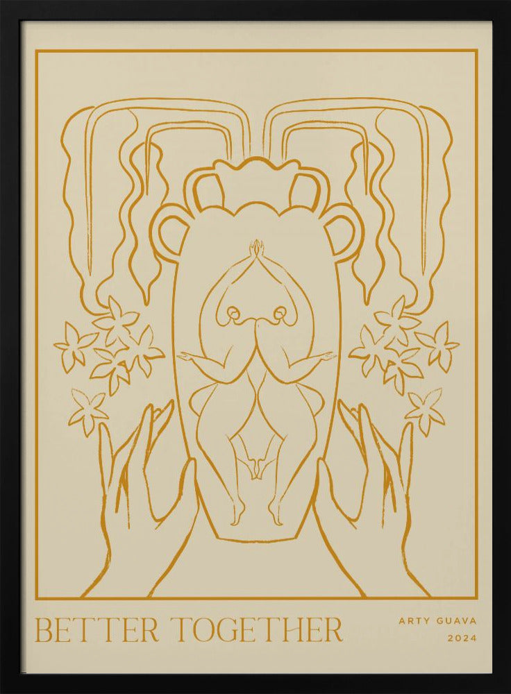 Vessel Collection: Gemeinsam besser (LineArt) | Poster