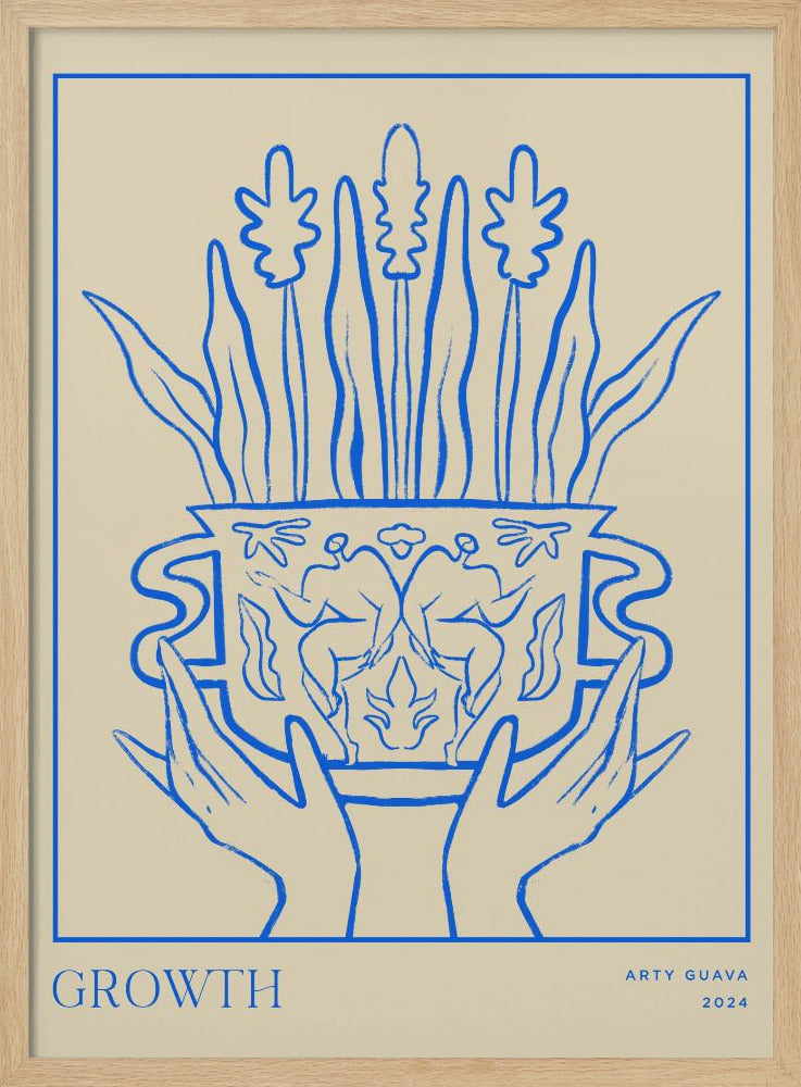 Vessel Collection : Wachstum (LineArt) | Poster
