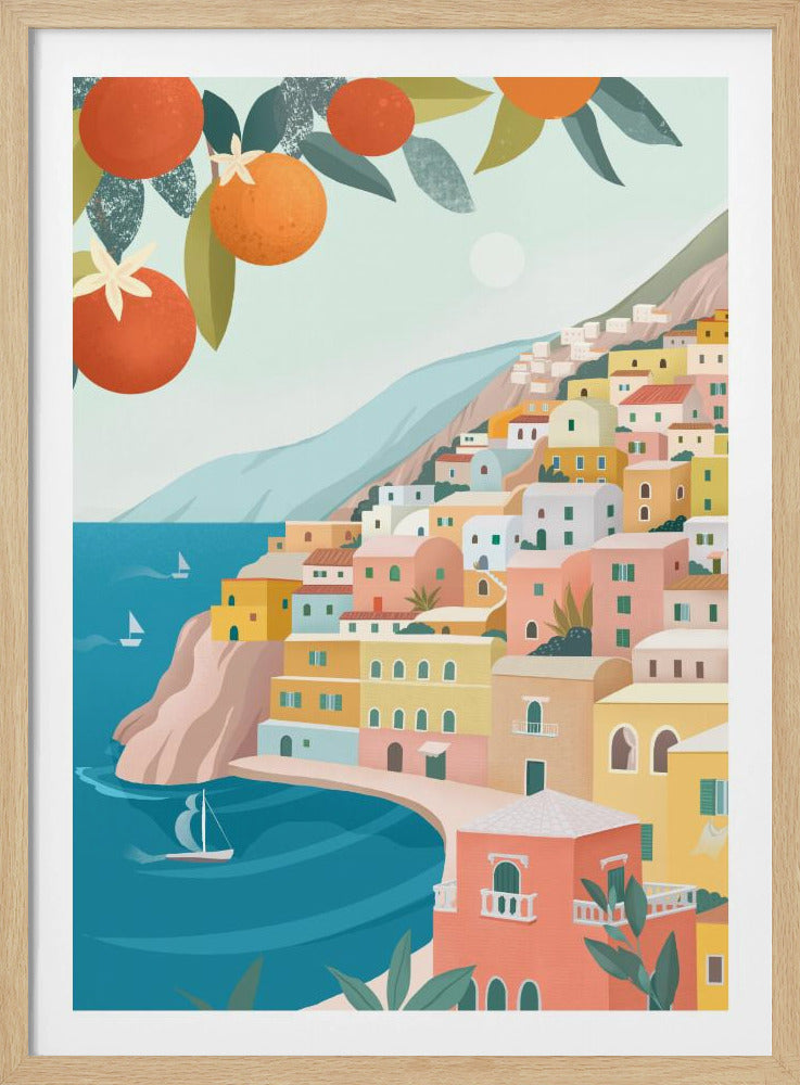 Positano Küste Italien | Poster
