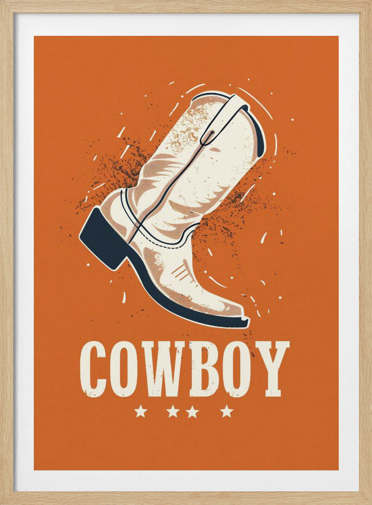 Cowboystiefel Vintage | Poster
