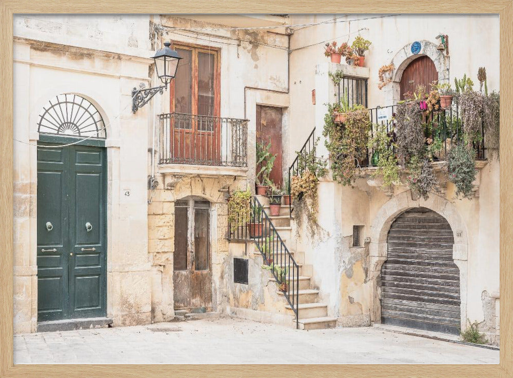 Straßen in Syrakus Nr. 2, Italien | Poster