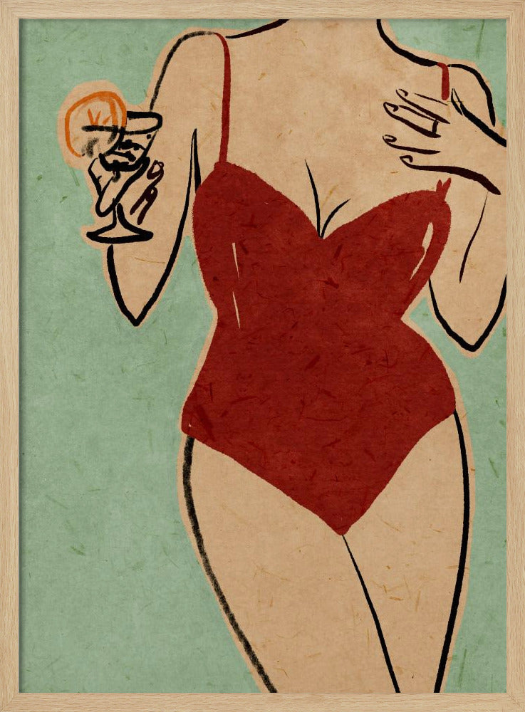Strandmädchen | Poster