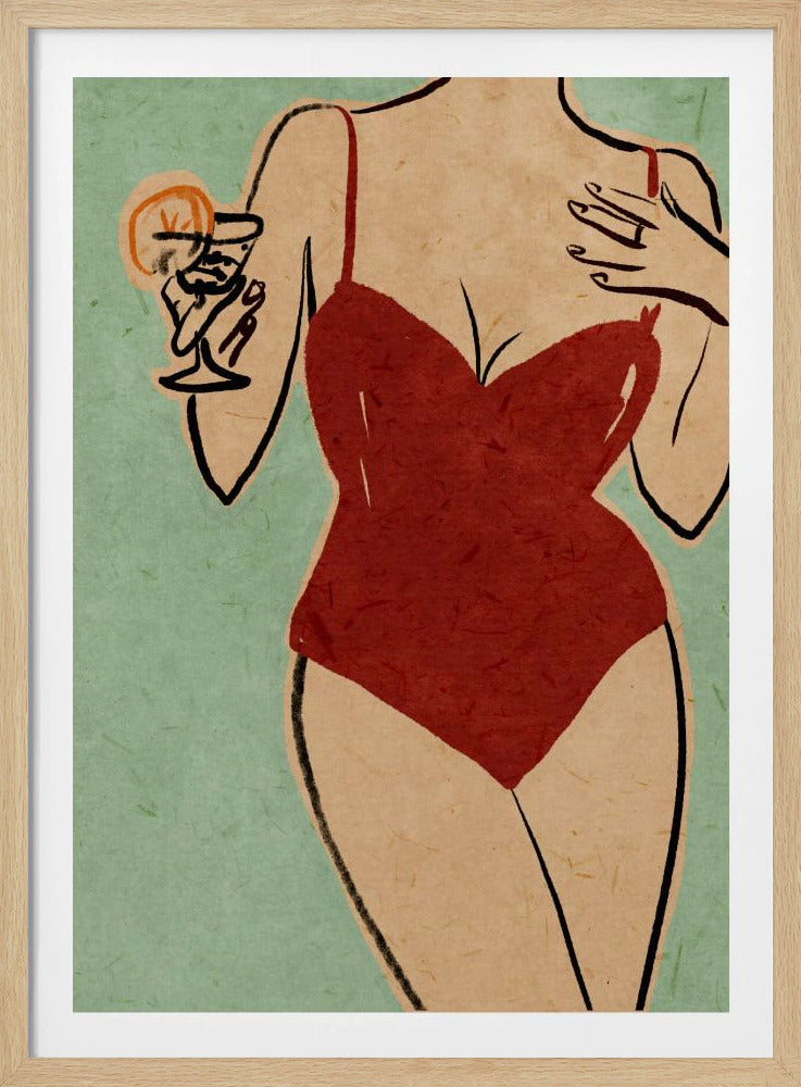 Strandmädchen | Poster