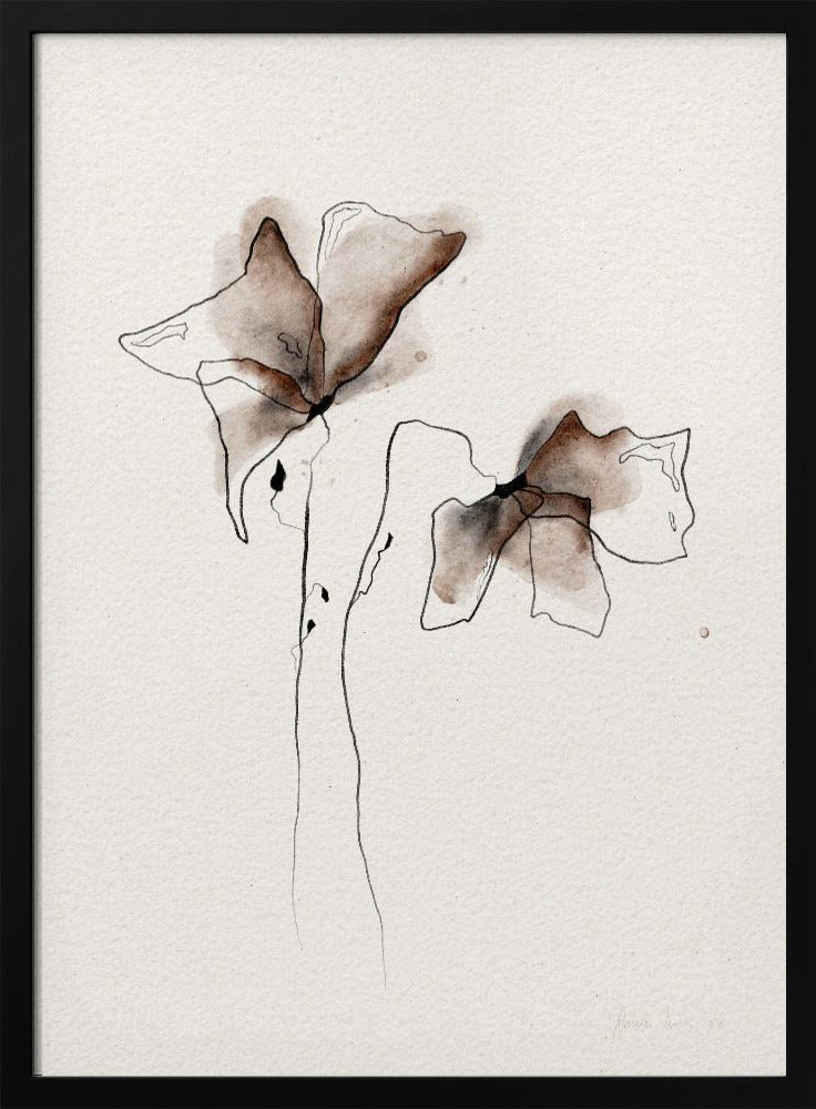 Ein farbenfrohes Aquarell-Blumengemälde | Poster