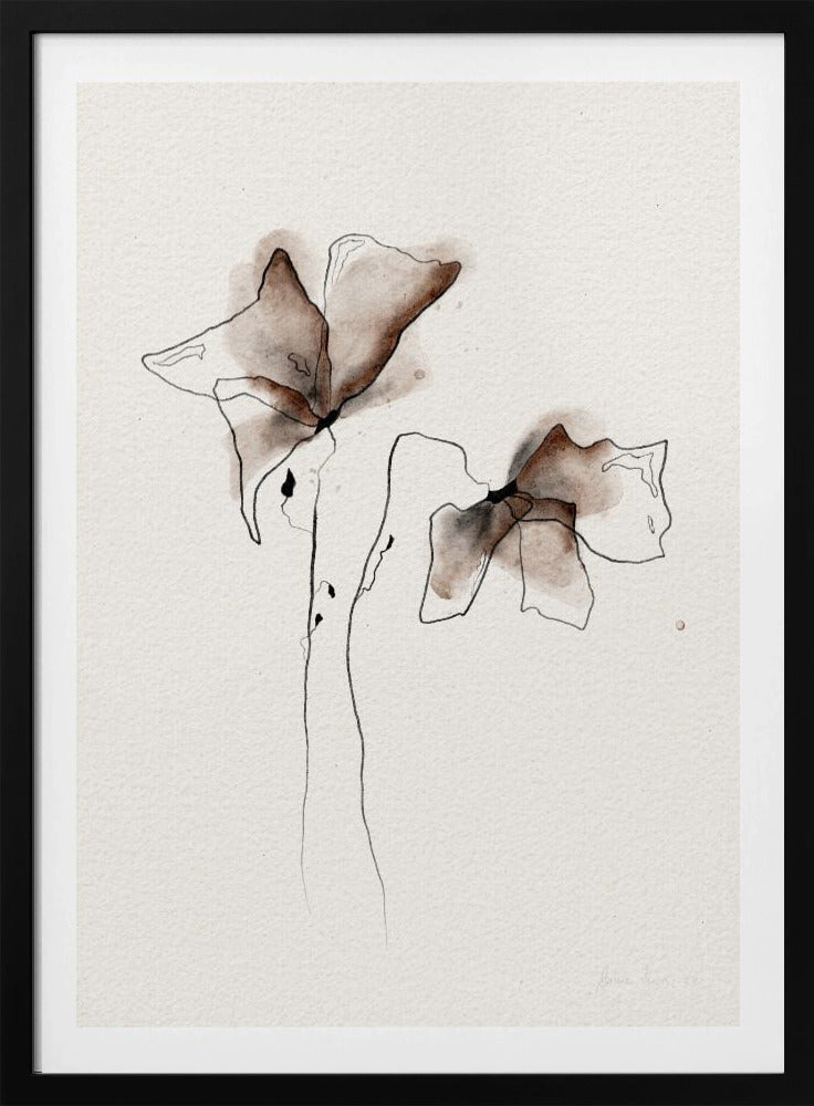 Ein farbenfrohes Aquarell-Blumengemälde | Poster
