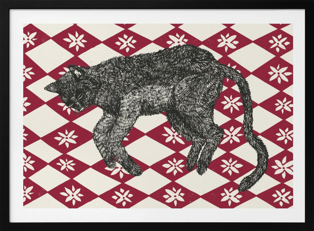 Schlafende Katze I | Poster