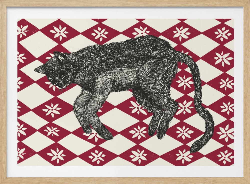 Schlafende Katze I | Poster