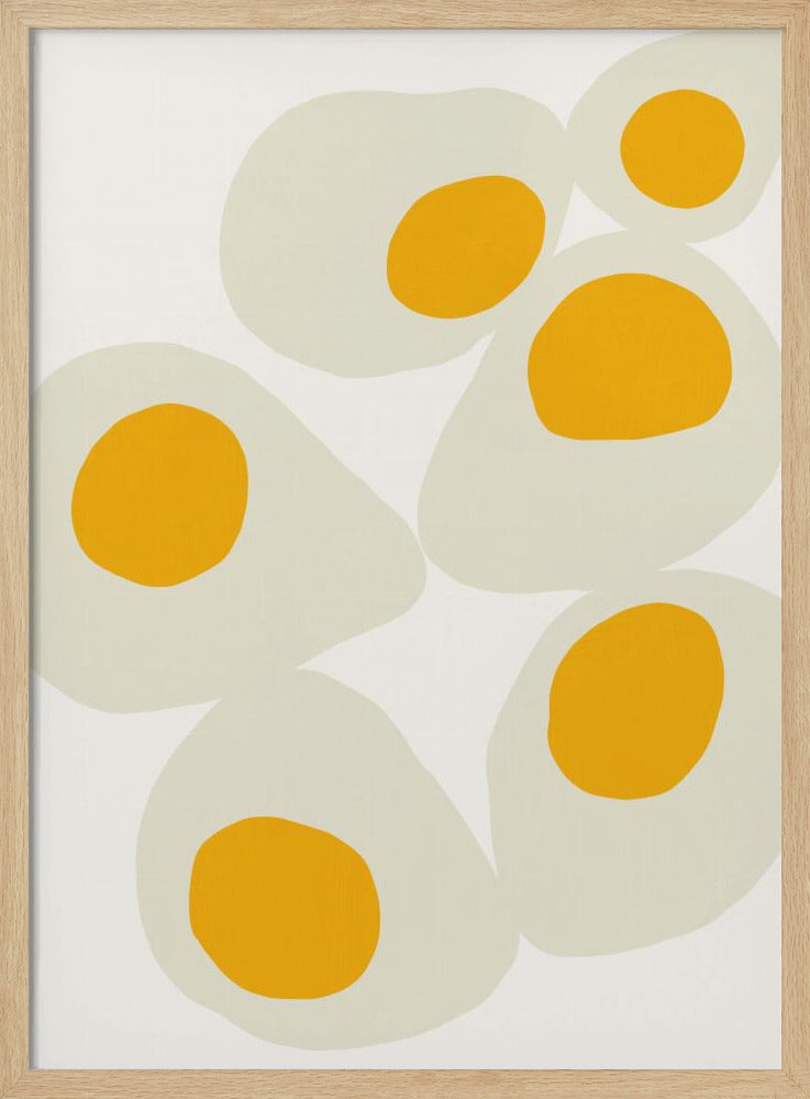 Gelbe Eier, Food Art | Poster