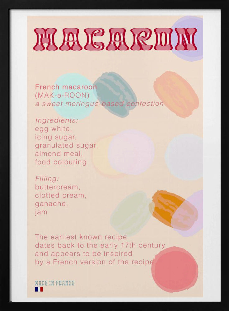 Macaron Coffee | Poster
