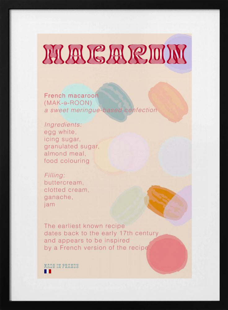 Macaron Coffee | Poster