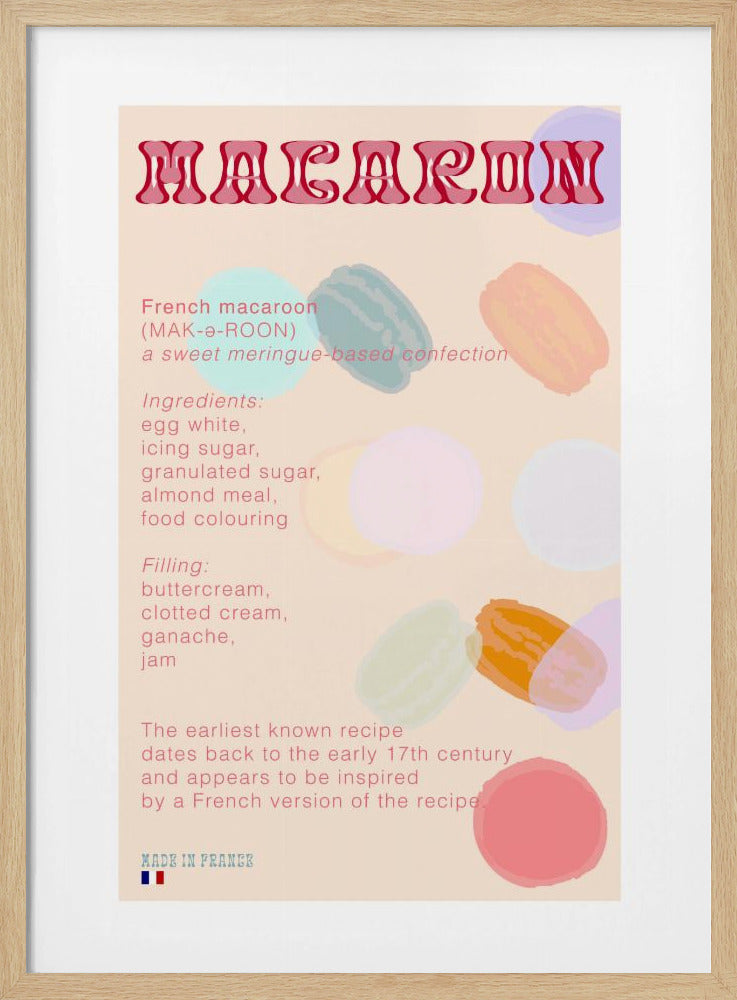 Macaron Coffee | Poster