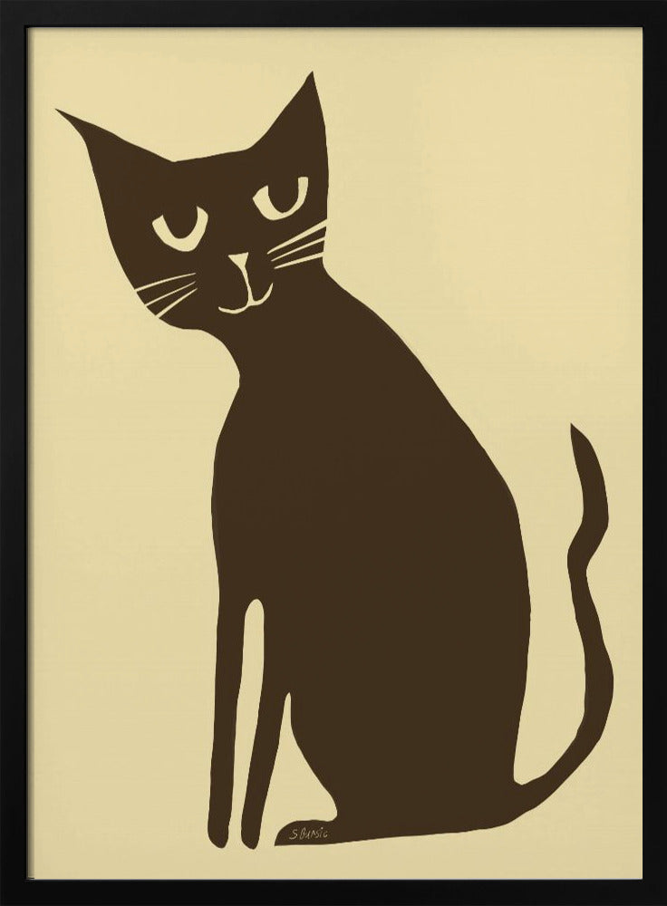 Braune Katze | Poster
