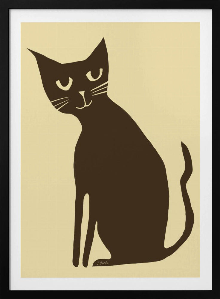 Braune Katze | Poster